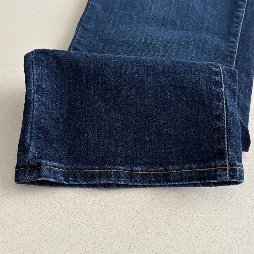 Quince Bella Stretch Straight Jeans Midnight Blue Size 27 - Picture 5 of 9